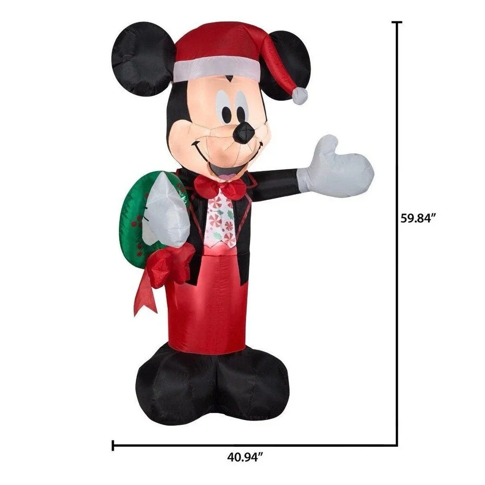 5ft Disney Mickey Mouse Airblown Holiday Inflatable
